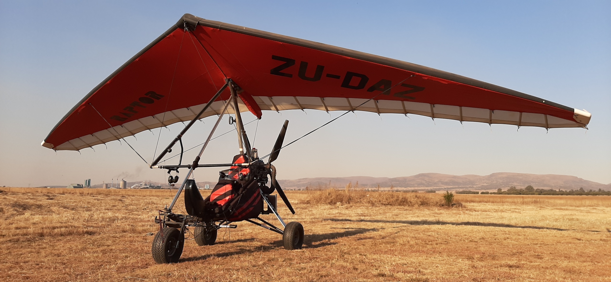 Microlight aircraft store